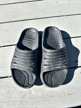 Hoka One Ora Recovery Slide 3 Black Sandals